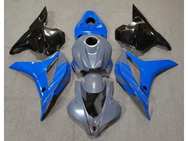 2009-2012 Doppelblau Auf Grau Honda CBR600RR Motorrad Verkleidung