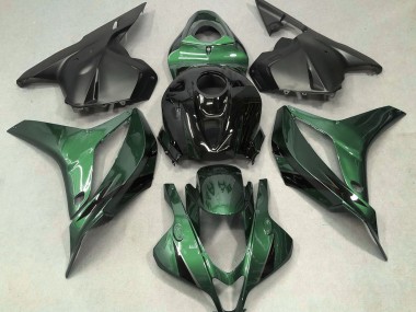 2009-2012 Dunkelgrün Mit Schwarz Honda CBR600RR Motorrad Verkleidung