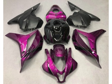 2009-2012 Dunkelrosa Mit Schwarz Honda CBR600RR Motorrad Verkleidung