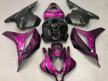 2009-2012 Dunkelrosa Mit Schwarz Honda CBR600RR Motorrad Verkleidung