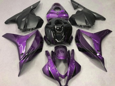2009-2012 Dunkelviolett Mit Schwarz Honda CBR600RR Motorrad Verkleidung