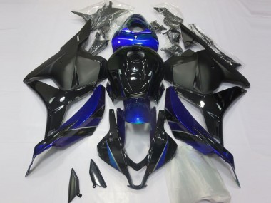 2009-2012 Glänzend Blau & Schwarz Honda CBR600RR Motorrad Verkleidung