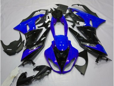 2009-2012 Glänzend Blau & Schwarz Kawasaki ZX6R Motorrad Verkleidung