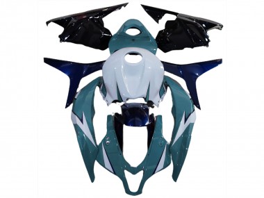 2009-2012 Glänzend Hellblau & Blau Honda CBR600RR Motorrad Verkleidung