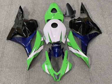 2009-2012 Grün & Weiß Honda CBR600RR Motorrad Verkleidung