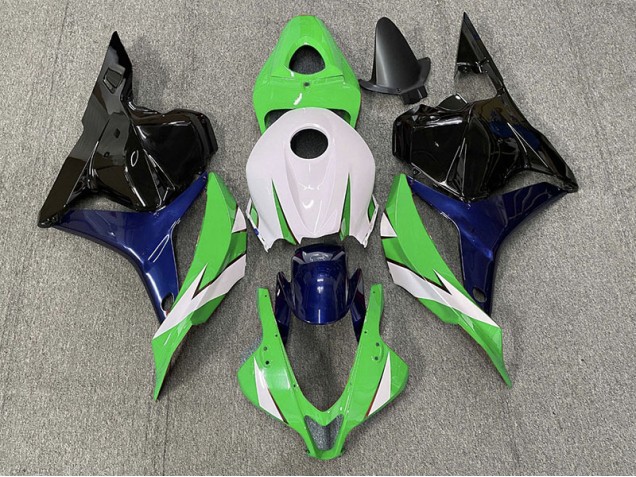 2009-2012 Grün & Weiß Honda CBR600RR Motorrad Verkleidung