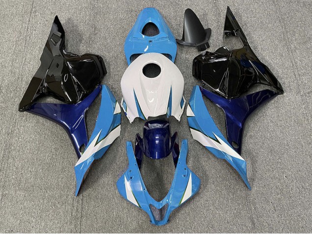 2009-2012 Hellblau & Weiß Honda CBR600RR Motorrad Verkleidung