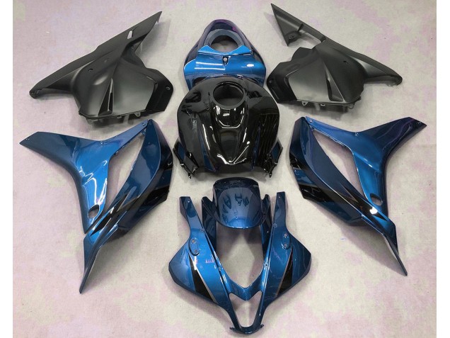 2009-2012 Hellblau Mit Schwarz Honda CBR600RR Motorrad Verkleidung 2009-2012 Hellblau Mit Schwarz Honda CBR600RR Motorrad Verkleidung