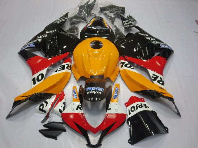 2009-2012 Hellorange Repsol Honda CBR600RR Motorrad Verkleidung 2009-2012 Hellorange Repsol Honda CBR600RR Motorrad Verkleidung