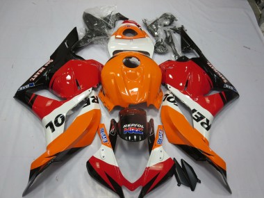 2009-2012 Klassischer Repsol Stil 2 Honda CBR600RR Motorrad Verkleidung
