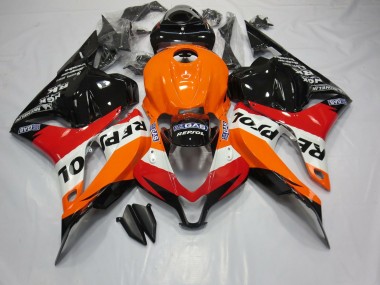 2009-2012 Klassischer Repsol Stil Honda CBR600RR Motorrad Verkleidung