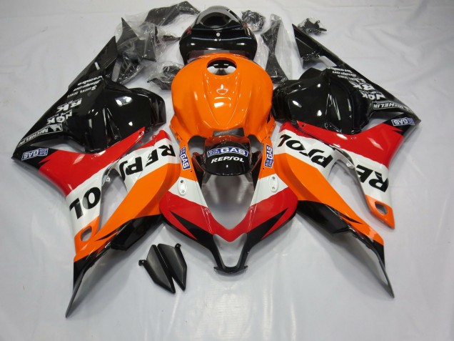 2009-2012 Klassischer Repsol Stil Honda CBR600RR Motorrad Verkleidung 2009-2012 Klassischer Repsol Stil Honda CBR600RR Motorrad Verkleidung