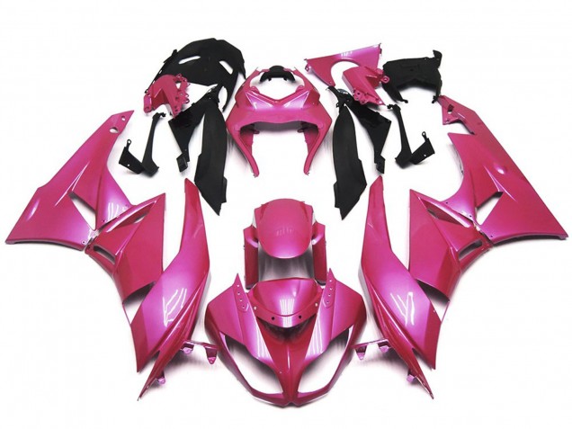 2009-2012 Kräftiges Glanzrosa Kawasaki ZX6R Motorrad Verkleidung 2009-2012 Kräftiges Glanzrosa Kawasaki ZX6R Motorrad Verkleidung
