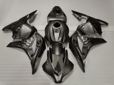 2009-2012 Matt Schwarzes Sonderdesign Honda CBR600RR Motorrad Verkleidung