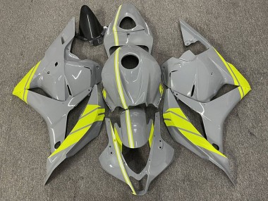 2009-2012 Nardo Grau & High Viz Gelb Honda CBR600RR Motorrad Verkleidung