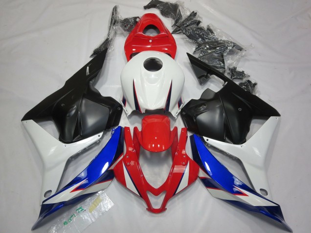2009-2012 OEM Stil Schwarz Weiß Rot & Blau Honda CBR600RR Motorrad Verkleidung 2009-2012 OEM Stil Schwarz Weiß Rot & Blau Honda CBR600RR Motorrad Verkleidung