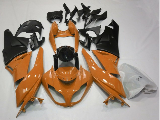 2009-2012 Orange Glänzend & Schwarz Kawasaki ZX6R Motorrad Verkleidung 2009-2012 Orange Glänzend & Schwarz Kawasaki ZX6R Motorrad Verkleidung