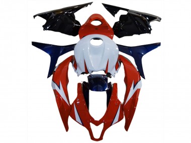 2009-2012 Rot & Blau Glänzend Honda CBR600RR Motorrad Verkleidung