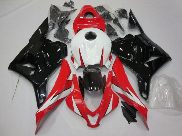 2009-2012 Rot Glänzend Weiß & Schwarz Honda CBR600RR Motorrad Verkleidung 2009-2012 Rot Glänzend Weiß & Schwarz Honda CBR600RR Motorrad Verkleidung