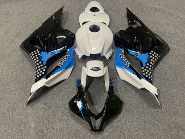 2009-2012 Schwarz Blau & Weiß Honda CBR600RR Motorrad Verkleidung