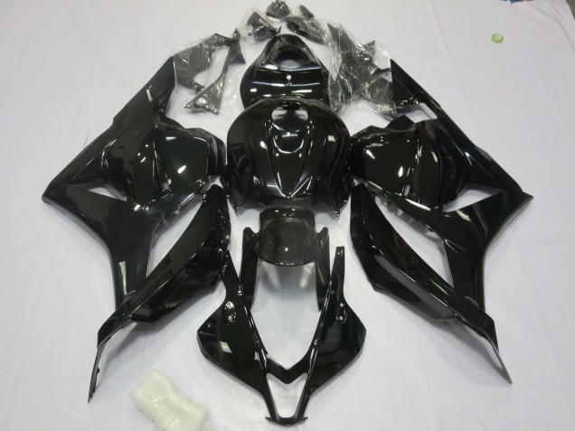 2009-2012 Schwarz Glänzend OEM Stil Honda CBR600RR Motorrad Verkleidung