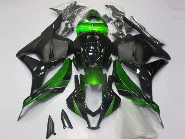 2009-2012 Spezial Grün Mattiertes Schwarz Honda CBR600RR Motorrad Verkleidung
