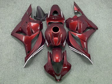 2009-2012 Weinrot Honda CBR600RR Motorrad Verkleidung