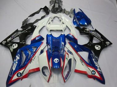 2009-2014 Alien Blau & Weiß BMW S1000RR Motorrad Verkleidung