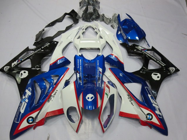 2009-2014 Alien Blau & Weiß BMW S1000RR Motorrad Verkleidung