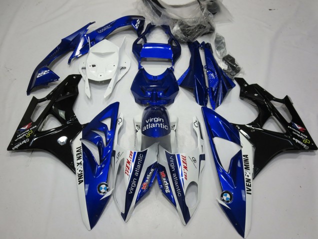 2009-2014 Alien Blau & Weiß BMW S1000RR Motorrad Verkleidung 2009-2014 Alien Blau & Weiß BMW S1000RR Motorrad Verkleidung