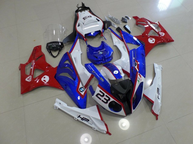 2009-2014 Alien Blau & Weiß BMW S1000RR Motorrad Verkleidung 2009-2014 Alien Blau & Weiß BMW S1000RR Motorrad Verkleidung