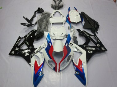 2009-2014 Alien Blau & Weiß BMW S1000RR Motorrad Verkleidung