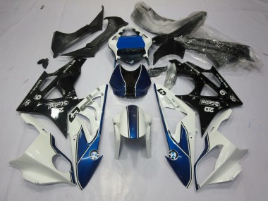 2009-2014 Alien Blau & Weiß BMW S1000RR Motorrad Verkleidung