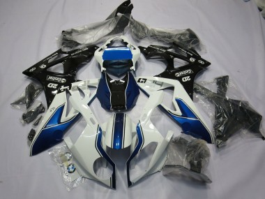 2009-2014 Alien Blau & Weiß BMW S1000RR Motorrad Verkleidung