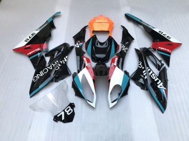 2009-2014 Alien Blau & Weiß BMW S1000RR Motorrad Verkleidung