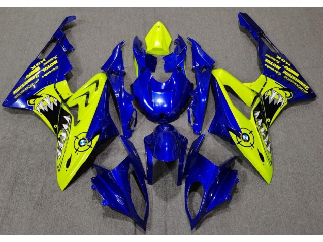 2009-2014 Alien Blau & Weiß BMW S1000RR Motorrad Verkleidung
