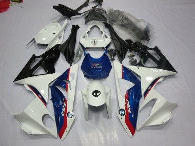 2009-2014 Alien Blau & Weiß BMW S1000RR Motorrad Verkleidung