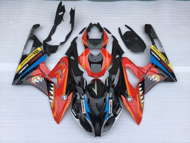 2009-2014 Alien Blau & Weiß BMW S1000RR Motorrad Verkleidung 2009-2014 Alien Blau & Weiß BMW S1000RR Motorrad Verkleidung