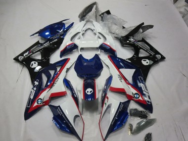 2009-2014 Alien Blau & Weiß BMW S1000RR Motorrad Verkleidung