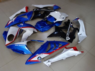 2009-2014 Alien Blau & Weiß BMW S1000RR Motorrad Verkleidung