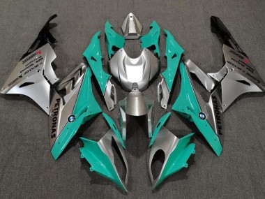 2009-2014 Alien Blau & Weiß BMW S1000RR Motorrad Verkleidung