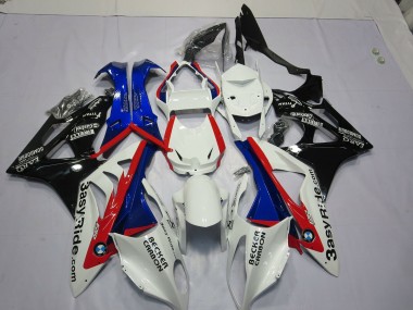 2009-2014 Alien Blau & Weiß BMW S1000RR Motorrad Verkleidung