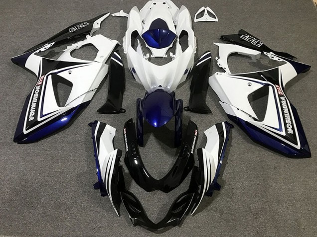 2009-2016 Blau Schwarz & Weiß Suzuki GSXR 1000 Motorrad Verkleidung