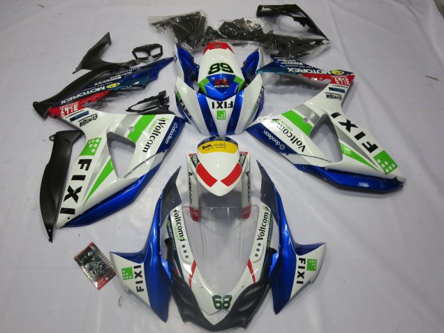2009-2016 Fixi Suzuki GSXR 1000 Motorrad Verkleidung