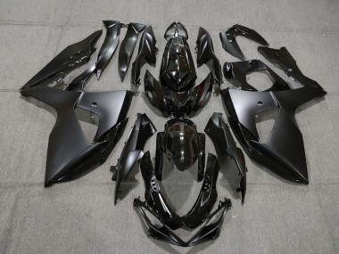 2009-2016 Glanz & Matt Schwarz Stil Suzuki GSXR 1000 Motorrad Verkleidung