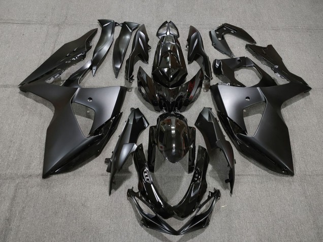 2009-2016 Glanz & Matt Schwarz Stil Suzuki GSXR 1000 Motorrad Verkleidung