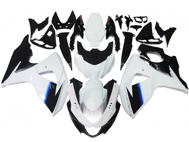 2009-2016 Glänzend Weiß & Schwarz Suzuki GSXR 1000 Motorrad Verkleidung 2009-2016 Glänzend Weiß & Schwarz Suzuki GSXR 1000 Motorrad Verkleidung