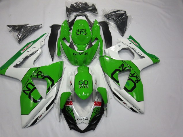 2009-2016 Grün Go Fun Suzuki GSXR 1000 Motorrad Verkleidung