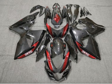 2009-2016 Kohlefaser Rot Suzuki GSXR 1000 Motorrad Verkleidung