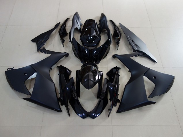 2009-2016 Matt Schwarz & Schwarz Glänzend Suzuki GSXR 1000 Motorrad Verkleidung 2009-2016 Matt Schwarz & Schwarz Glänzend Suzuki GSXR 1000 Motorrad Verkleidung